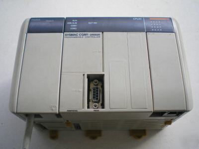 Omron sysmac plc CQM1-CPU41-e & power supply PA203