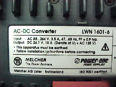 Power one ac / dc converter lwn 1601 24 vdc LWN1601-6