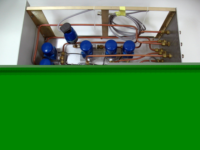 Pressure switching power supply unit pneumatic leybould