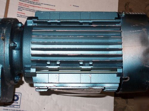 Sew eurodrive 1 hp w/gear severe duty 1408 lb-in motor