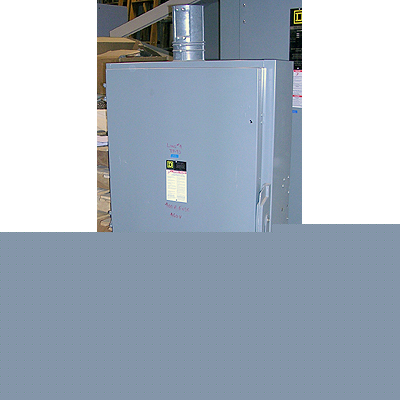 Square d 400 ampere fusible switch 600V 3-phase