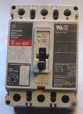 Westinghouse mccb circuit breaker hmcp 3A 3 pole 3 ph