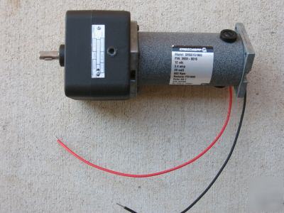 12 volt dc electric gearmotor 60-1 ratio 3/8 shaft dia.