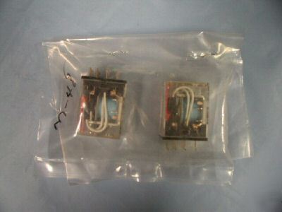 2 omron plug-in relays # MY4 DC24 (s)