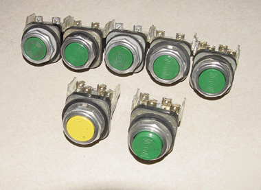 7PCS allen bradley 800T push button