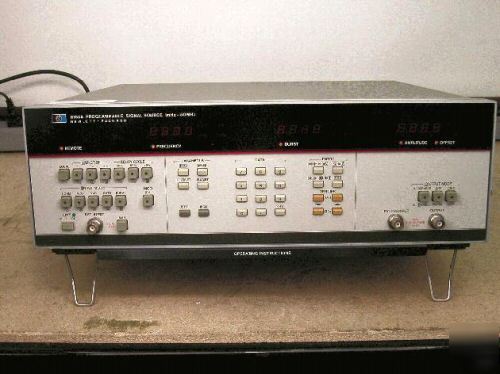 Agilent 8165A 1MHZ-50MHZ function signal generator