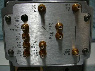 Hewlett packard agilent 70911A if section bw 10-100MHZ