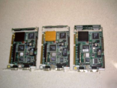 Lot of 3 single board computer PC104 pc-104 100MHZ no/r