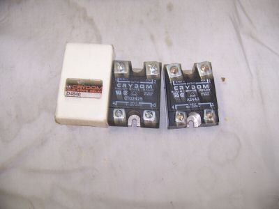 New lot crydom D4840 A2440 40 amp CTD2425 25 amp relay 