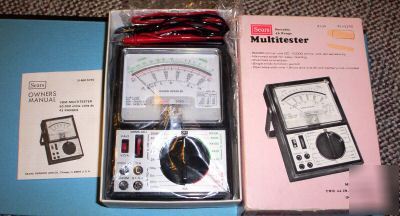 New sears portable 43 range multitester, mod. 5190, 