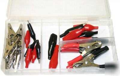 Speedway series 28 piece alligator clip set electrical