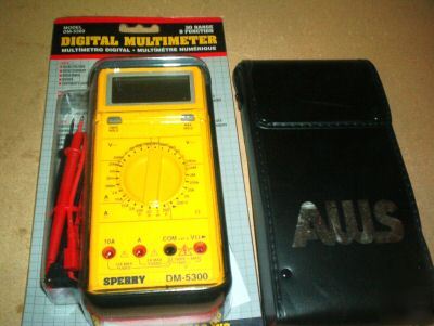 Sperry digital multimeter dm-5300 30 range 9 function 