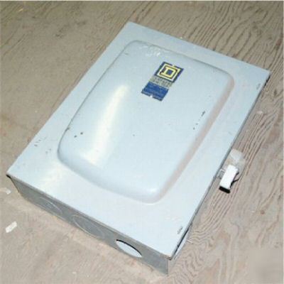 Squared fusible disconnect switch D325-n 400AMP 240 v