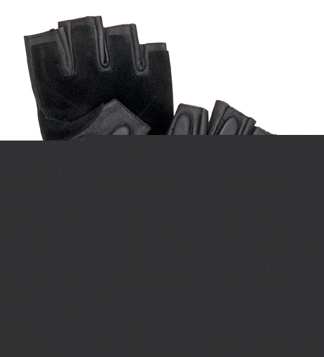 Tactical fingerless black rappelling gloves size xl