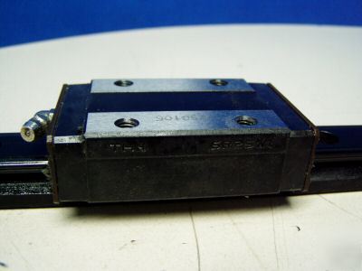 Thk 2 linear slides w/ 1 bearing m/n: SR25W - used