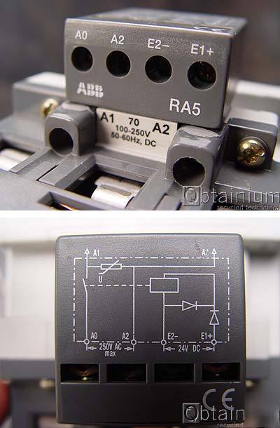 Abb AF110-30 contactor 140A 600VAC 3P