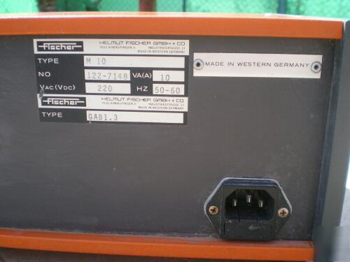 Fischer m-10 permascope sensor controller