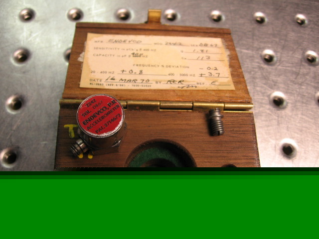 G26830 endevco model 242 accelerometer