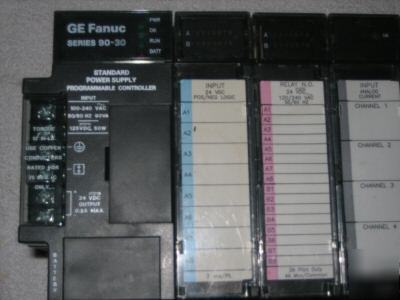 Ge fanuc 90-30 programmable controller with modules