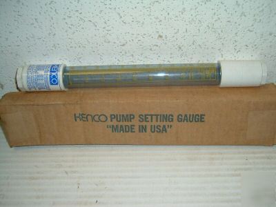 Kenco pump setting gauge 100ML 1/2