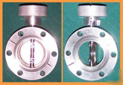 Mdc high-vacuum manual gate valve, machined valve