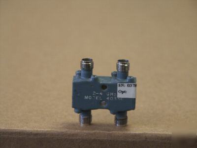 Narda/L3 4033C coaxial 90 deg. mini hybrid junction