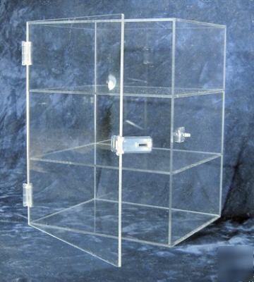 New acrylic display case , 3 shelf