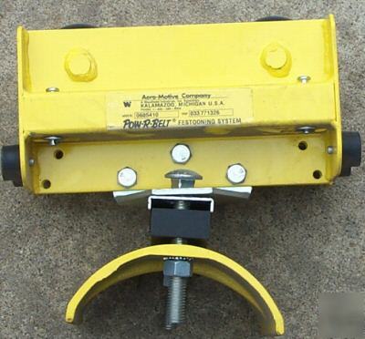 New aero-motive company pow-r-belt festoon trolley