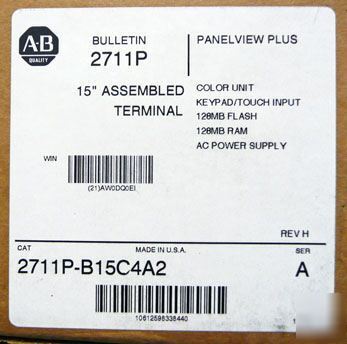 New factory seal allen bradley 2711P-B15C4A2 2711PB15C4