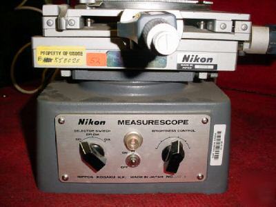 Nikon toolmakers microscope,measurescope,digital mic