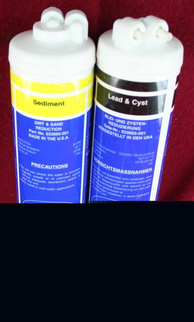 Oasis water fountains 3 sediment 2 lead & cyst 