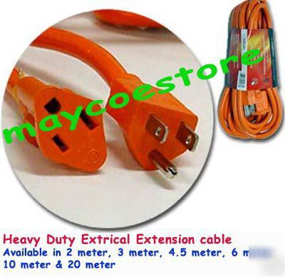 10 meter 33 ft power electrical extension cord 3 prong