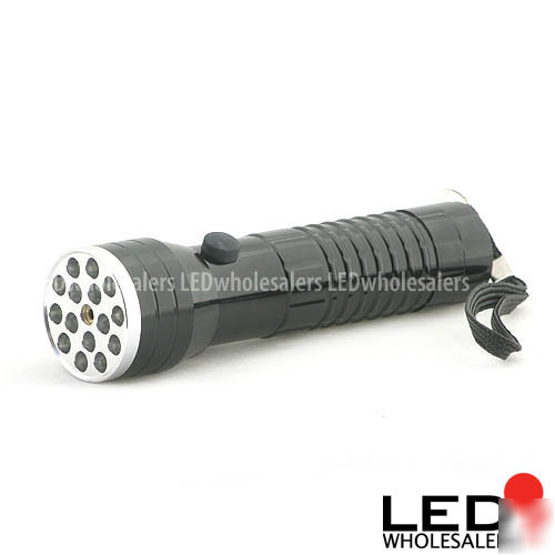 10 x red laser 385 nm 5 uv led 10 white led flashlight