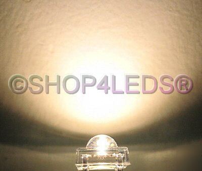 100 pcs 5MM 15000MCD super flux warm white led free r