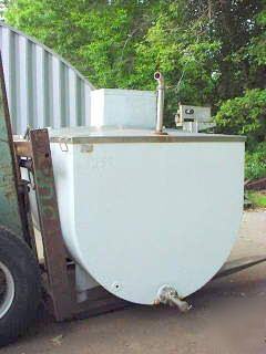 1000 gal jacketed milk dairy tank stainless creamery 