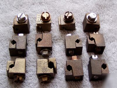 (40) copper wire splice clamps connector