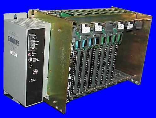 Allen bradley 12 slot i/o chasis w/ components