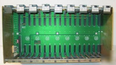 Allen bradley 1771-A4B 16 slot i/o plc chassis - works 