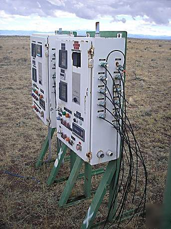 Culligan deionizer control panel on stand