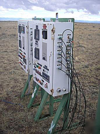 Culligan deionizer control panel on stand