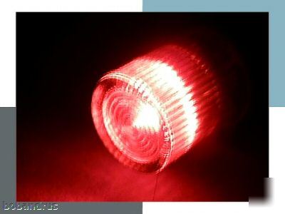 Dialight momentary pushbutton switch with red led cool