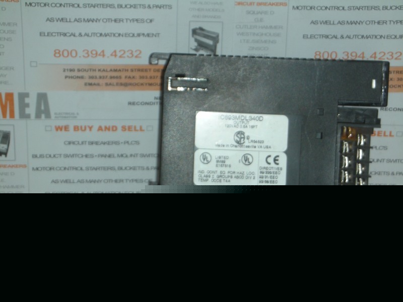 Ge fanuc IC693MDL340D output module, used