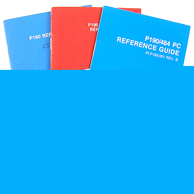 Gould modicon P190/484PC, P180,P190 pocket ref guides