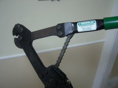 Greenlee 757 ratcheting acsr/cable cutters