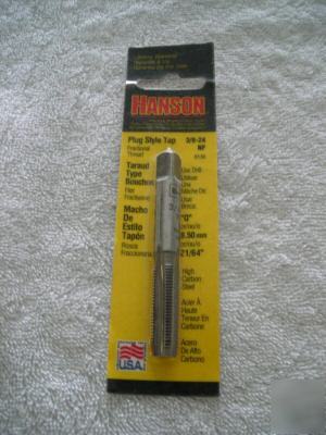 Hanson high carbon steel plug tap 3/8