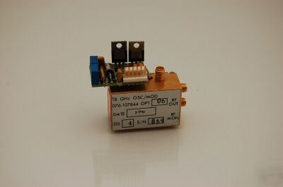 Harris 18 ghz oscillator / modulator