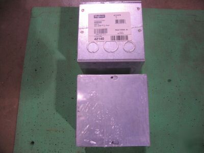 Hoffman galvinized pull box enclosure nos 4 ea 6X6X6