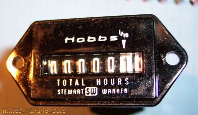 Hour meter hobbs 240 volts ac hour timer nos