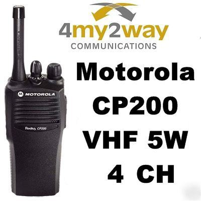 Motorola CP200 portable vhf 5W 4CH 146-174 mhz