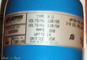 New asco K10CB281 K10 solenoid valve 1/2